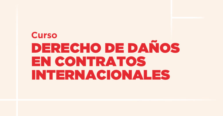 Banner curso derecho de daños en contratos